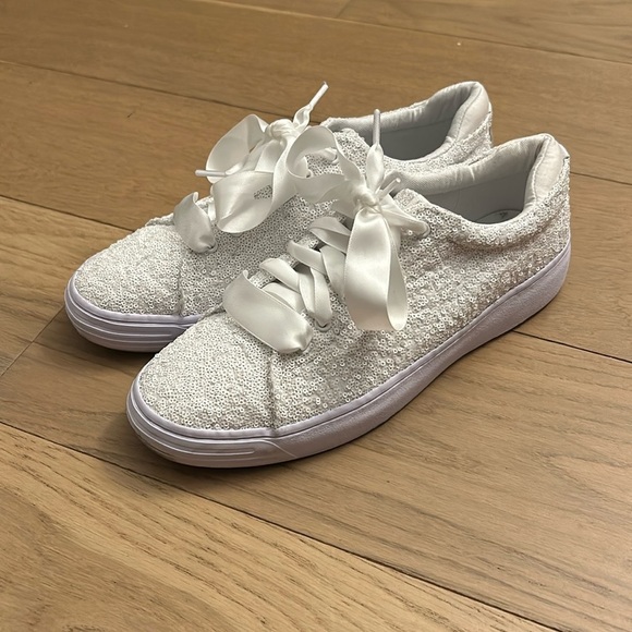 Keds Alley Celebration Sequins Sneakers Size 7 - Picture 3 of 10